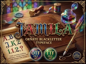 Jamila Font - Free Blackletter Font Download