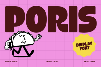 Poris Font - Modern Free Sans Serif Typeface for Designers