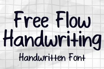 Elegant Free Flow Handwriting Font for Creative Projects